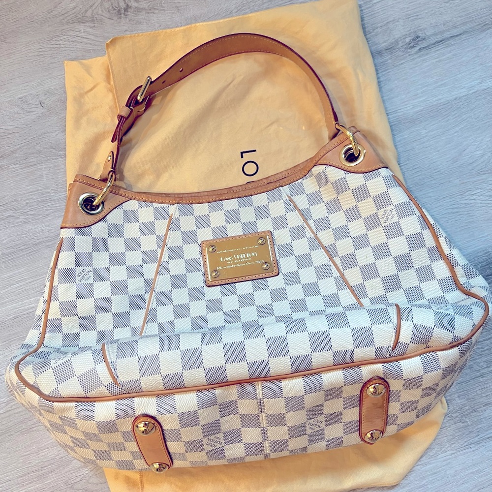 Louis Vuitton Galliera Damier Azur shoulder bag